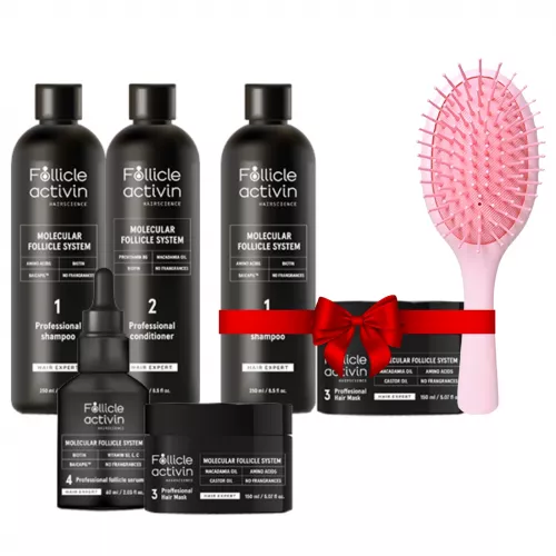 Follicle Activin-Set für neuen Haarwuchs und schnelleres Haarwachstum + Ein Set gratis