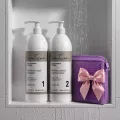 Professionelles 2×1 L Haarwachstums-Set mit Shampoo & Spülung + Kosmetiktasche GRATIS Professionelles 2×1 L Haarwachstums-Set mit Shampoo & Spülung + Kosmetiktasche GRATIS
