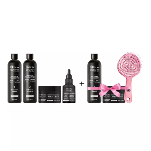 Follicle Activin-Set für neuen Haarwuchs und schnelleres Haarwachstum + Ein Set gratis
