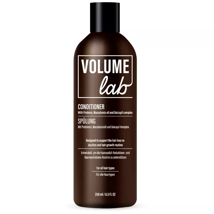 Volume Lab Spülung stärkt das Haar und schützt es vor Alterung. Volume Lab Spülung stärkt das Haar und schützt es vor Alterung.